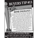 Buyers Tip #13 Home Insurance