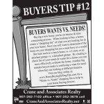 Buyers wants vs. needs