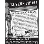 Buyers Tip #14 The American Dream